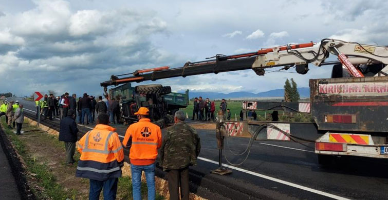 Hatay’da Traktör Devrildi: 1 Yaralı