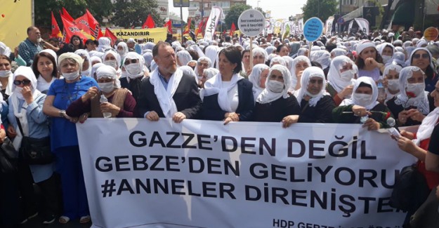 HDP'li Sezai Temelli'nin Taşıdığı Pankart Akıllara Vadedilmiş Topraklar Açıklamasını Getirdi