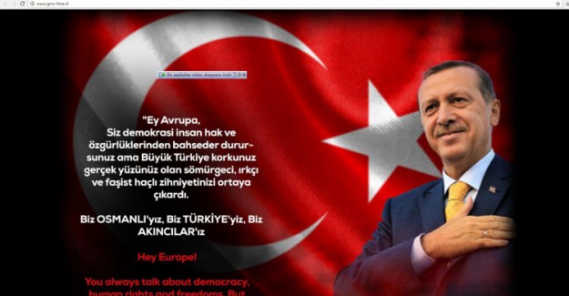 Hollanda Şokta! Erdoğan Fotoğrafı Koydular Anında Hacklendiler!