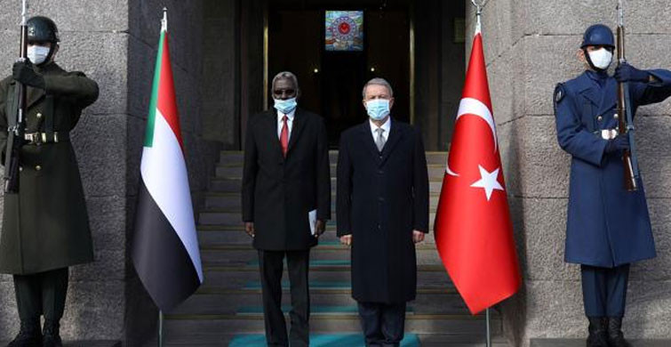 Hulusi Akar, Sudanlı Mevkidaşı ile Görüştü