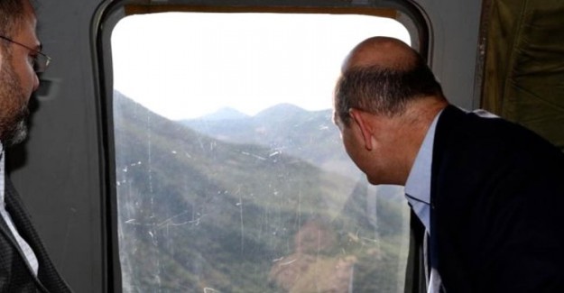 İçişleri Bakanı Süleyman Soylu Önündeki Dağı Göstererek Kalan Terörist Sayısını Açıkladı