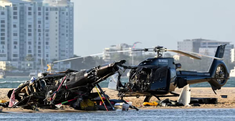 İki helikopter havada birbirine girdi: Çok sayıda ölü ve yaralı var