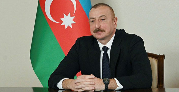 İlham Aliyev MHP Heyetini  Makamına Kabul Etti