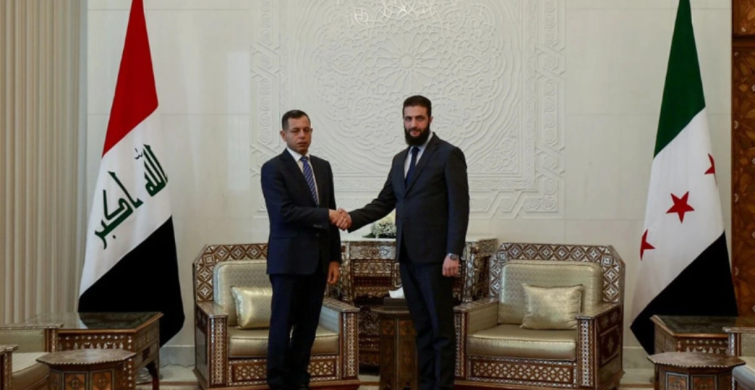 Irak heyeti, Suriye'nin yeni yönetimiyle buluştu