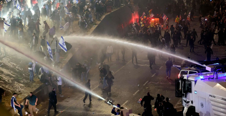 İsrail sokakları yanıyor: Polis kontrolü kaybetti
