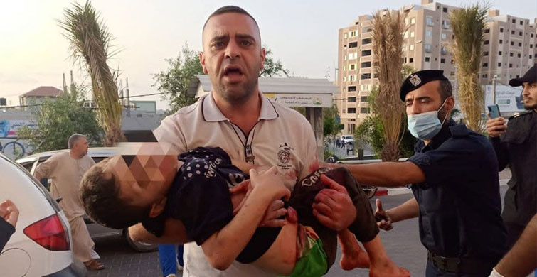 İsrail’in Filistin’de Düzenlediği Hava Saldırısında 3’ü Çocuk 9 Kişi Öldü