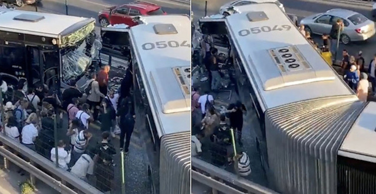 İstanbul Avcılar'da metrobüs kazası: 4 yolcu yaralandı!