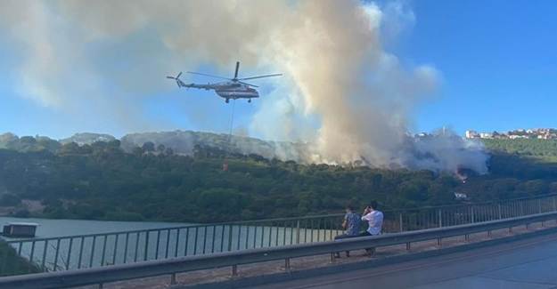 İstanbul Maltepe'de Yangın