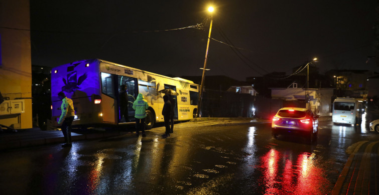 İstanbul güne kaza ile başladı: Beykoz'da İETT otobüsü araçlara çarptı