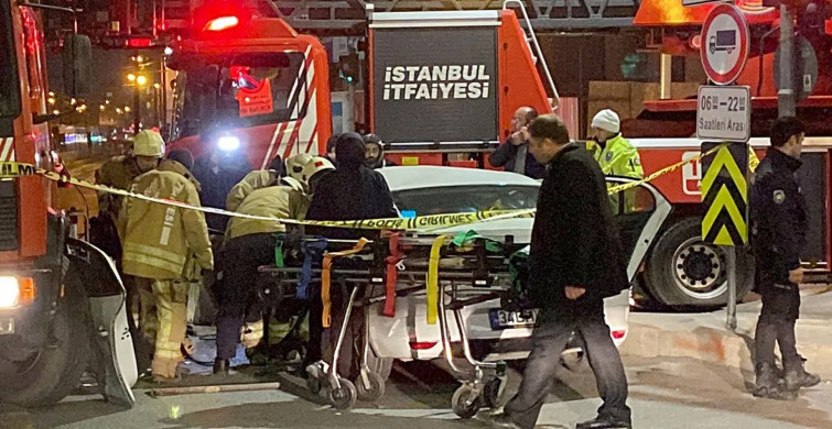 İstanbul'da korkutan anlar! Tramvayla otobüs çarpıştı çok sayıda ekip yönlendirildi