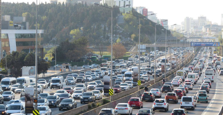 İstanbul'da trafik çilesi