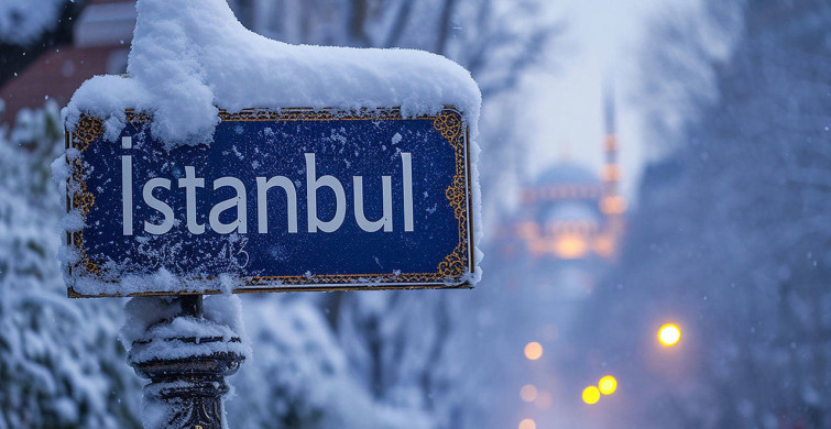 İstanbul'da yoğun kar için ilk defa tarih verildi