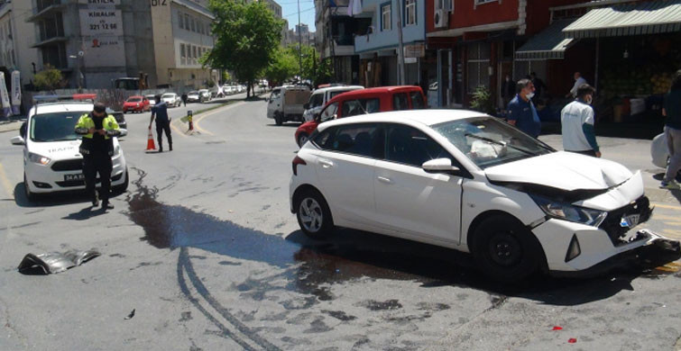 İstanbul'da Zincirleme Kaza Sonrası Genç Kadın Şoka Girdi