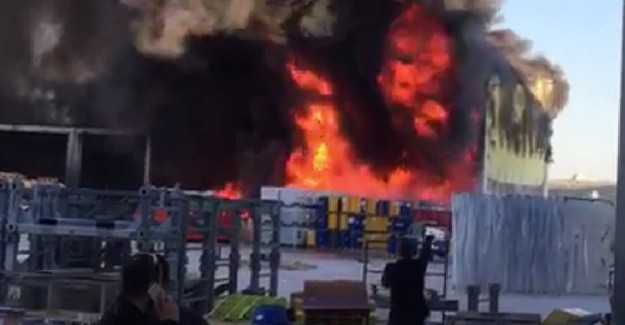 İzmir’de Korkutan Yangın