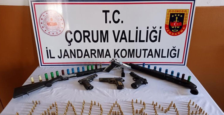 Jandarma Ruhsatsız Silah Operasyonu Düzenledi