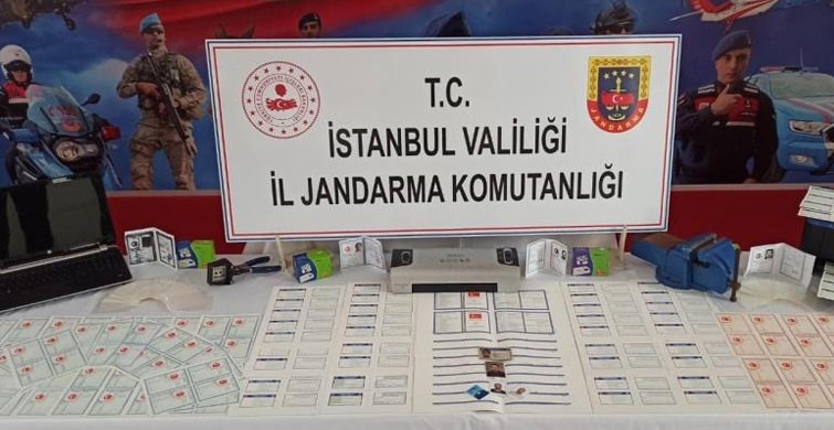 Jandarma’dan Sahte Nüfus Cüzdanı Ve Ehliyet Düzenleyen Şahsa Operasyon