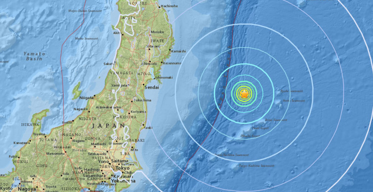 Japonya açıklarında korkutan deprem!