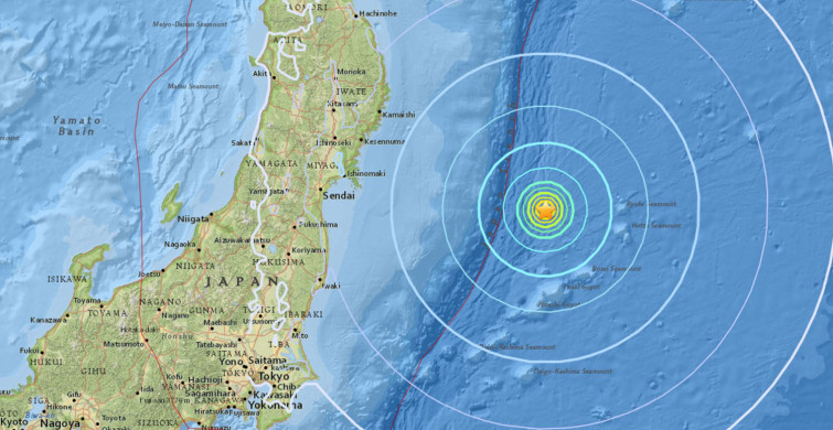 Japonya açıklarında korkutan deprem!