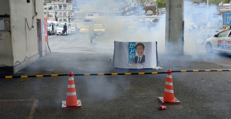 Japonya Başbakanına bombalı saldırı