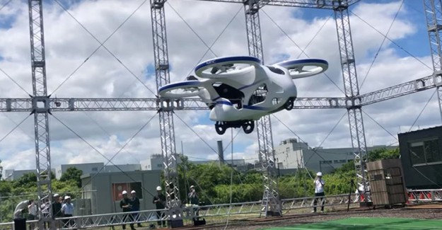 Japonya'da Prototip Uçan Araba Deneme Uçuşu Gerçekleştirdi