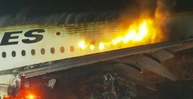 Japonya’da yeni bir kaos: Japonya Havalimanı’nda 2 uçak pistte çarpıştı!