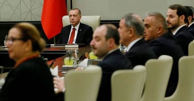Kabine, Cumhurbaşkanı Erdoğan Başkanlığında Toplandı