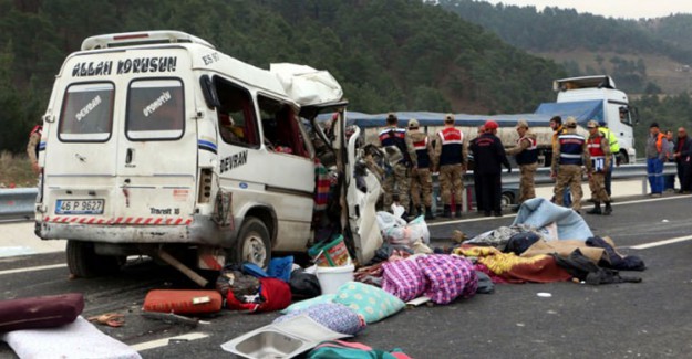 Kahramanmaraş'ta Kaza: 8 ölü!
