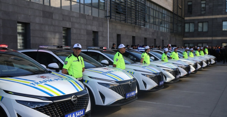 Kahramanmaraş'ta Polis Araçları için Hizmet Töreni Düzenlendi