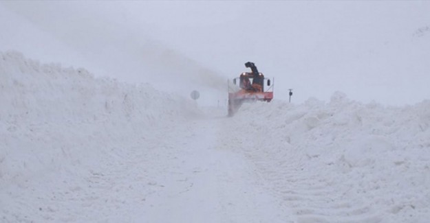 Kar Nedeniyle 88 Köy Yolu Kapandı