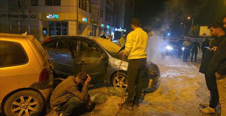 Karabük'te Seyir Halindeki Araç Yangını Kontrol Altına Alındı