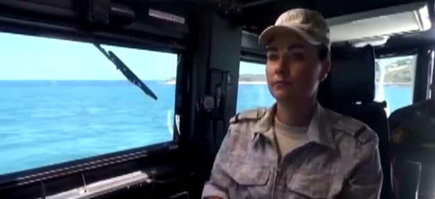 Karadeniz'de Bir İlk! Kadın Askerler Tatbikatta Başladı