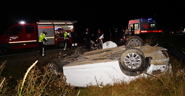 Kastamonu'da Takla Atan Otomobil Şarampole Yuvarlandı: 2 Ölü