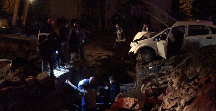 Kayseri'de Kazı Çalışması Sırasında Üzerine Otomobil Düşen İşçi Öldü!