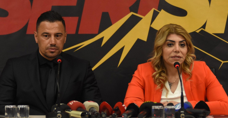 Kayserispor'un yeni teknik direktörü Çağdaş Atan imza töreninde açıklamalarda bulundu