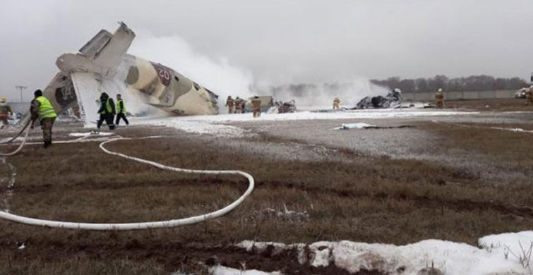 Kazakistan'da An-26 Tipi Uçak Düştü