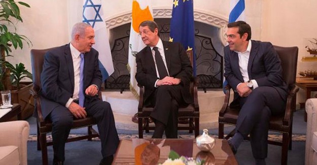 Kıbrıs'ta 3'lü Zirve! Netanyahu Çipras Anastasiadis