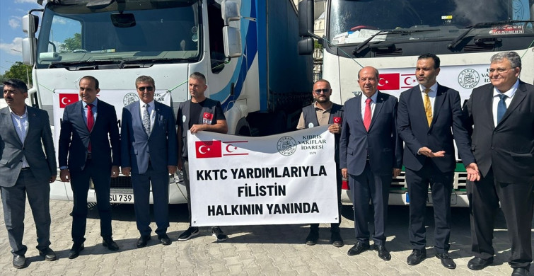 KKTC'den Gazze'ye İnsani Yardım Gönderildi