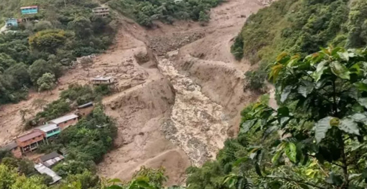 Kolombiya’da şiddetli yağışlar sonrası göl taştı: Çok sayıda kişi hayatını kaybetti