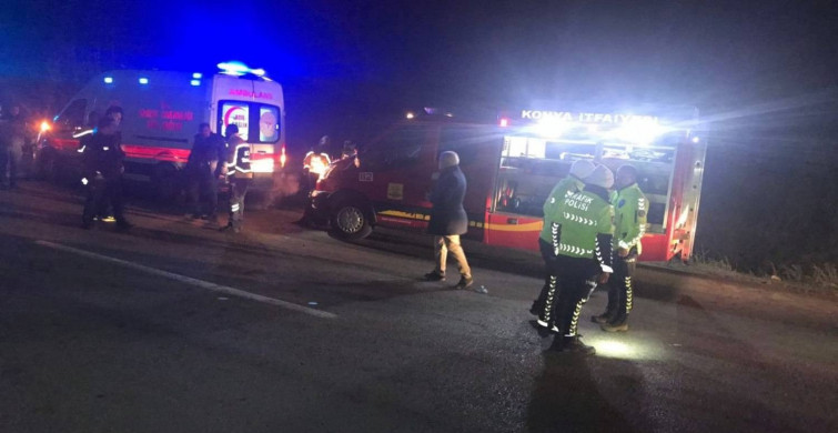 Konya’da korkutan kaza: Çok sayıda yaralı var