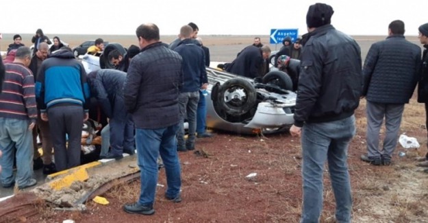 Konya'da Trafik Kazası! 1 Ölü, 8 Yaralı
