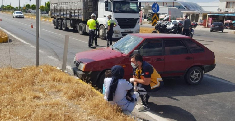 Konya'da Trafik Kazası Meydana Geldi