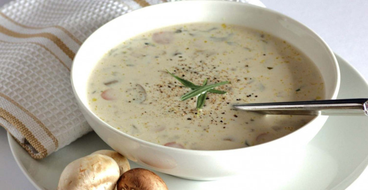 Kremalı mantar çorbası tarifi : en güzel ve lezzetli kremalı mantar çorbası nasıl yapılır? Kremalı mantar çorbası malzemeleri ve pratik tarifi