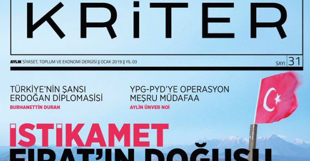 Kriter Dergi'nin 2019 İlk Sayısı Yayınlandı
