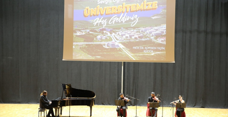 KSÜ Rektörü Prof. Dr. Alptekin Yasım Yeni Öğrencilerle Buluştu