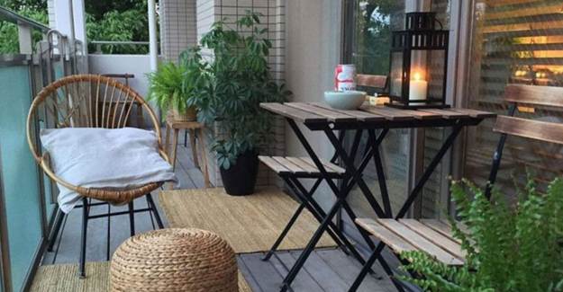 Küçük Balkon Dekorasyonu