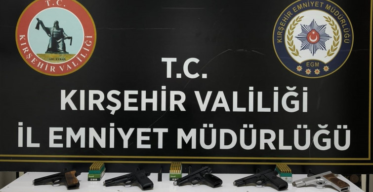 Kırşehir'de Yasa Dışı Silah Ticareti Operasyonu