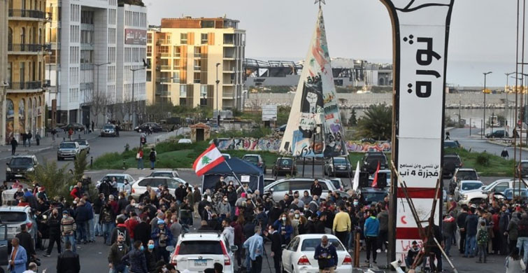 Lübnan'daki Protestolarda Ortalık Savaş Alanına Döndü!