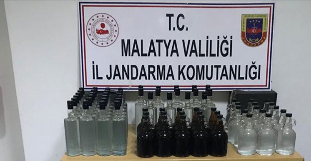 Malatya'da 230 Litre Sahte İçki Ele Geçirildi