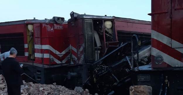 Malatya'da Korkutan Tren Kazası!