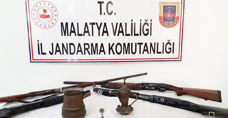 Malatya’da Tarihi Eser Kaçakçılarına Operasyon